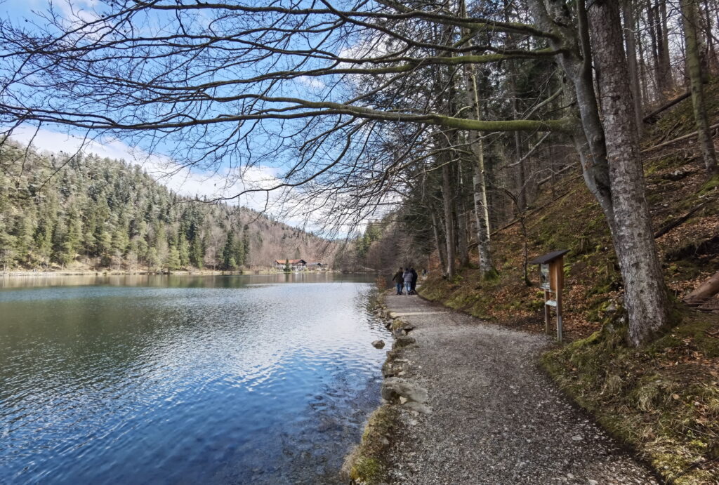 Nahe beim Forggensee wandern - einmal rund um den Alatsee