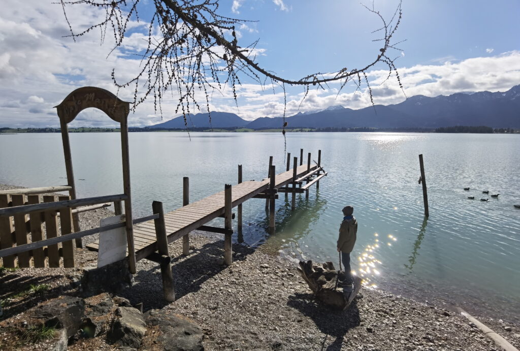 Herrlich am Forggensee wandern - direkt am Wasser ist es am schönsten